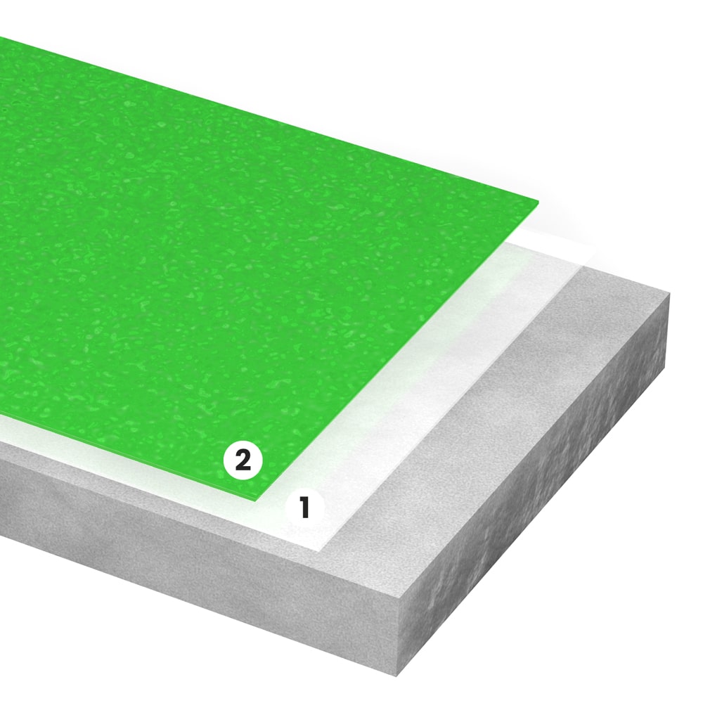 2 Laag anti-slip vloer coating pakket epoxy winkel